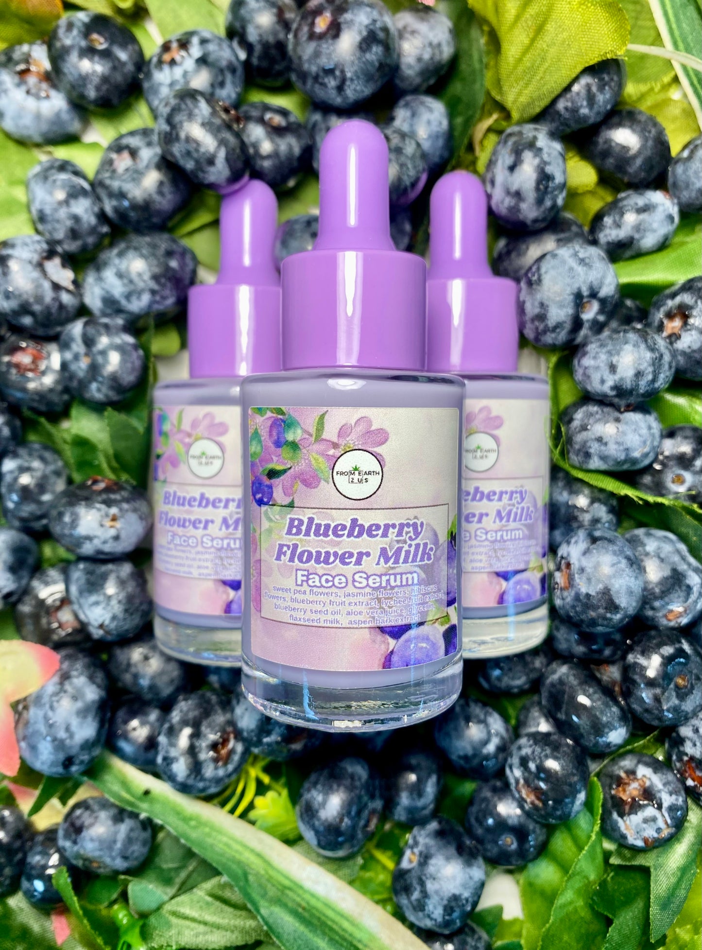 Blueberry Flower Milk Face Serum