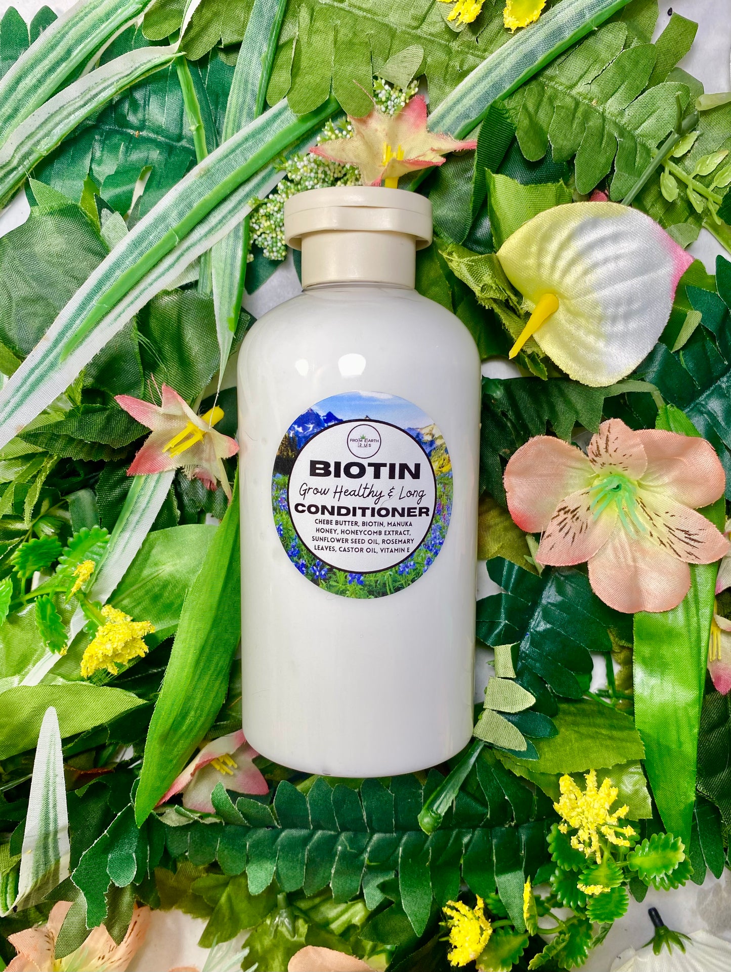 BIOTIN Natural Shampoo + Conditioner Set for Healthy Hair 14 ounces each