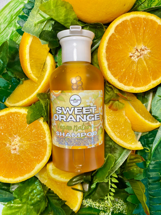 Sweet Orange Blossom Natural Vegan Shampoo + Conditioner Set for Healthy Hair 14 ounces each