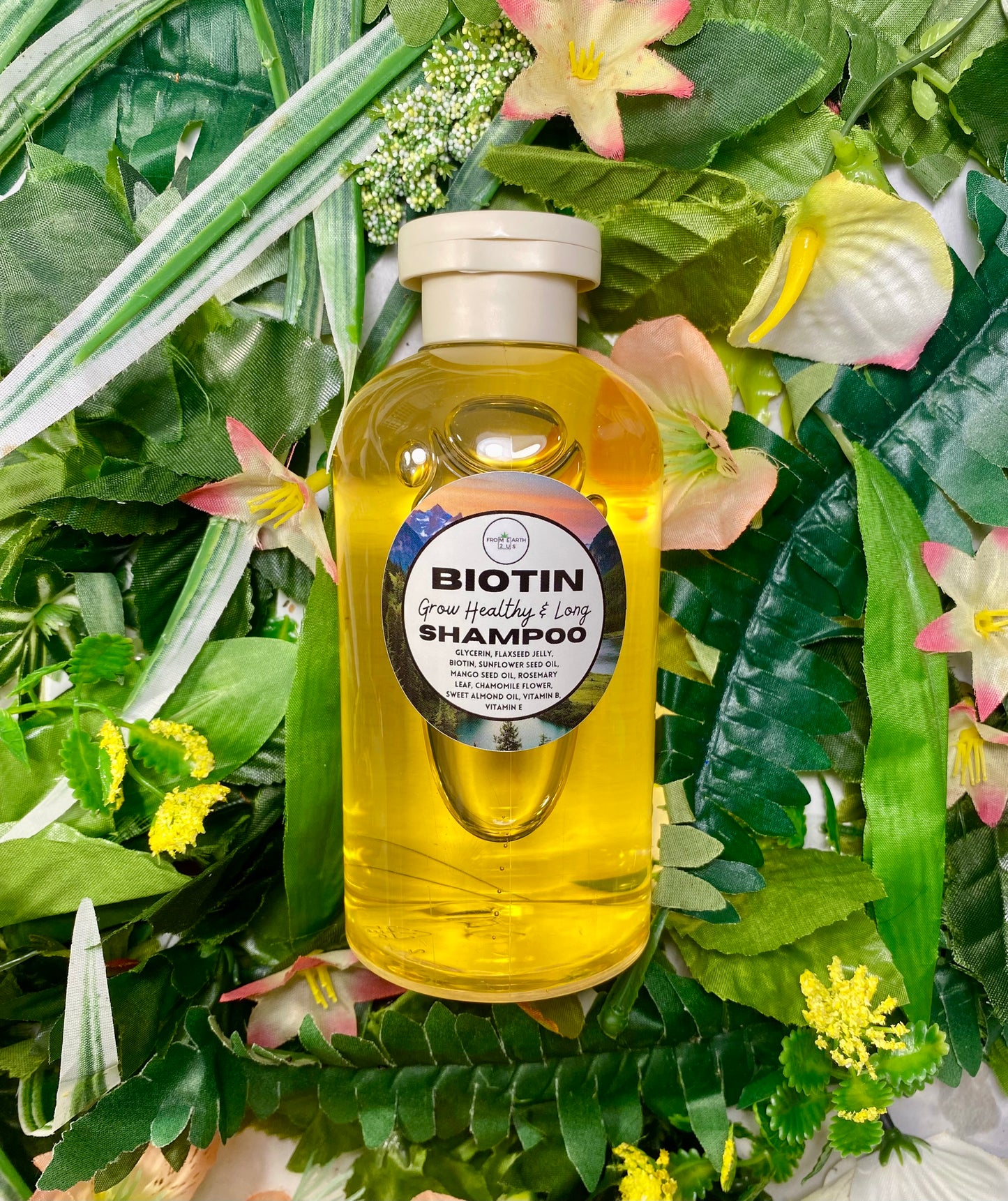 BIOTIN Natural Shampoo + Conditioner Set for Healthy Hair 14 ounces each