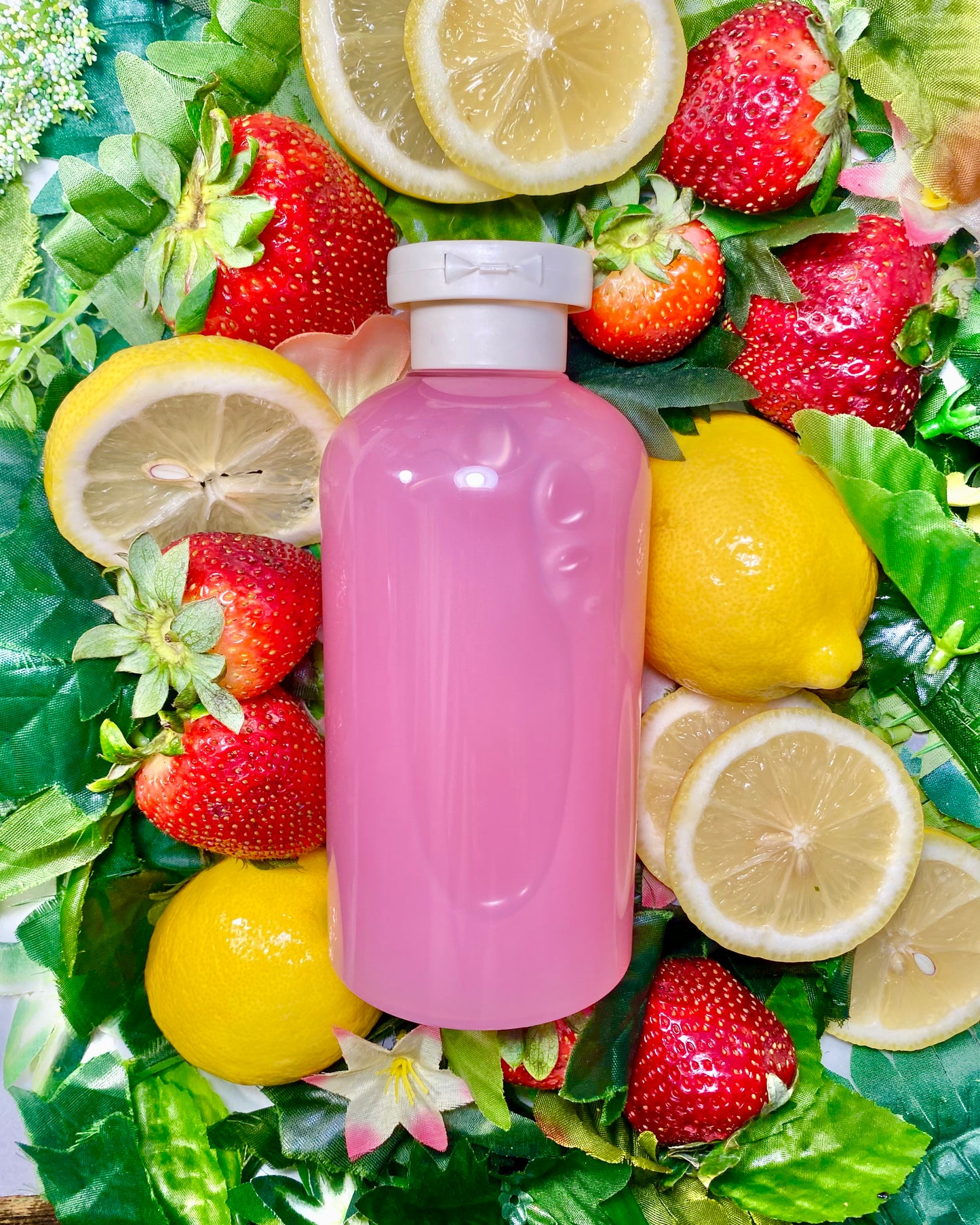 Strawberry Lemonade Natural Shampoo for Healthy Hair 14 ounces