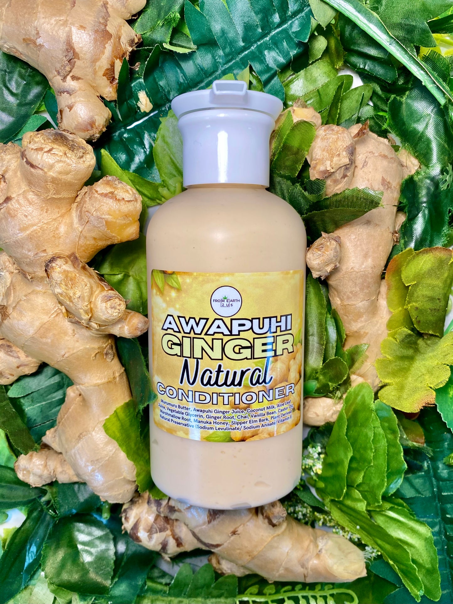 Awapuhi Ginger Natural Conditioner for Healthy Hair 14 ounces