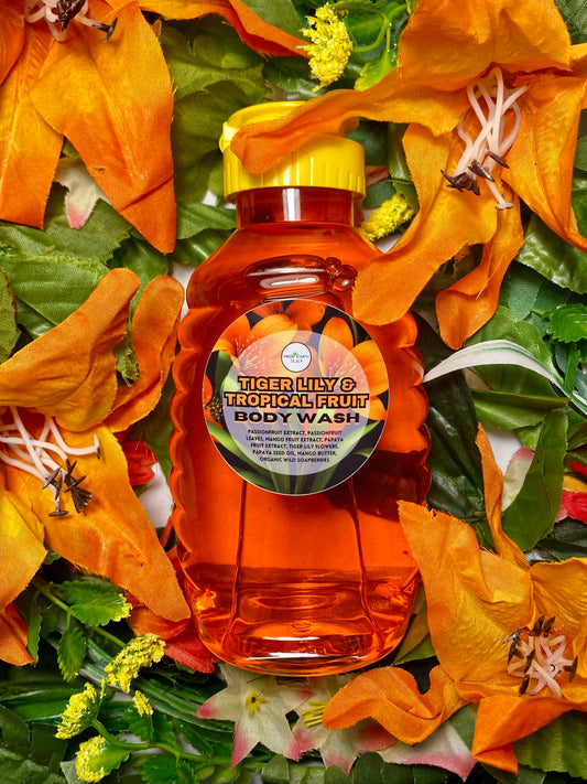 Tiger Lily & Tropical Fruit Natural Body Wash