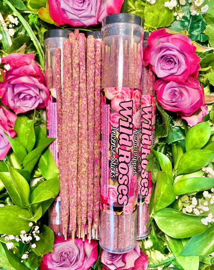 Wild Rose Hand Rolled Incense Sticks