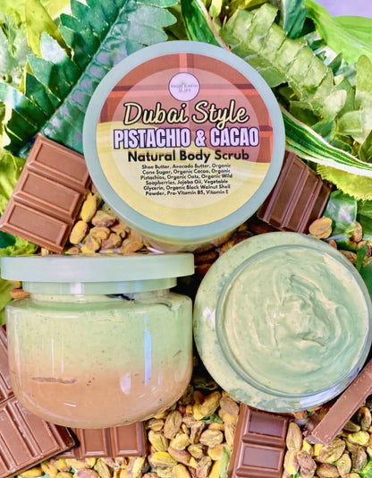 Dubai Cacao & Pistachio Natural Body Scrub