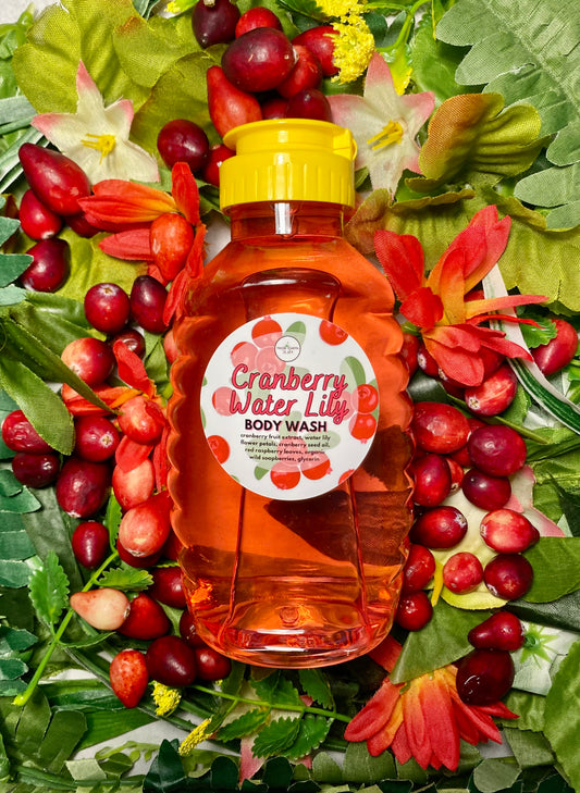 Cranberry & Water Lily Natural Body Wash