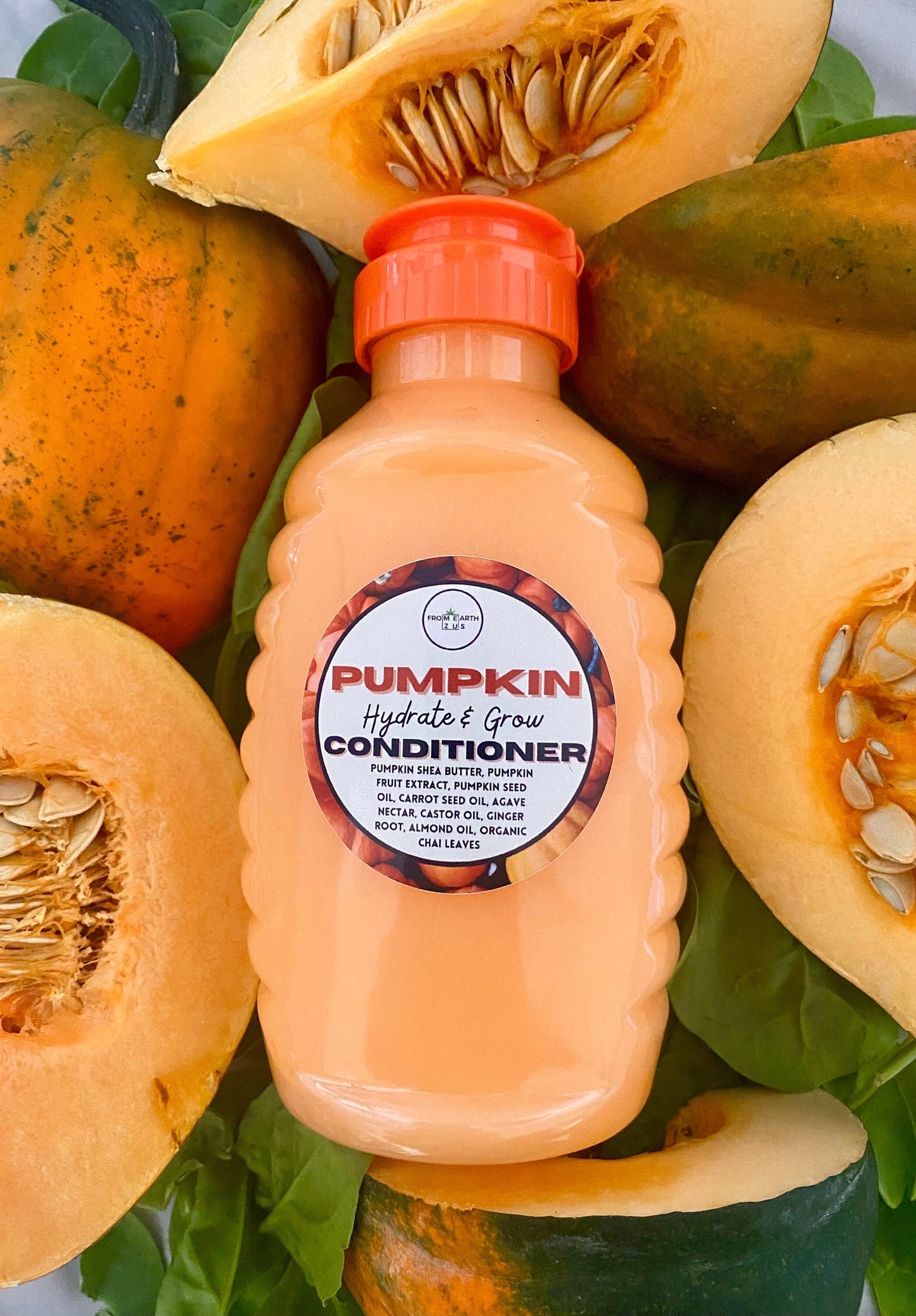 PUMPKIN Natural Vegan Conditioner for Healthy Hair 16 ounces