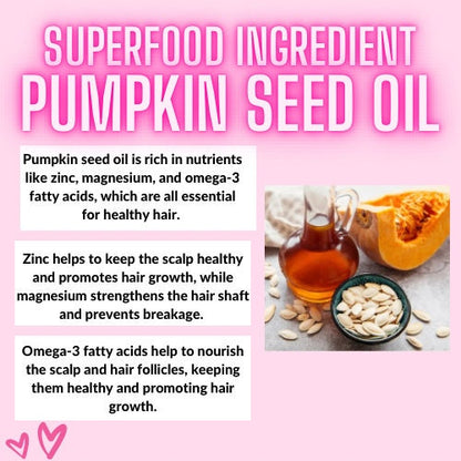 Pumpkin & Agave Nectar Natural Vegan Shampoo for Healthy Hair 14 ounces