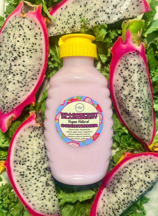 Dragonfruit BlackBerry Natural Vegan Conditioner for Healthy Hair 16 ounces