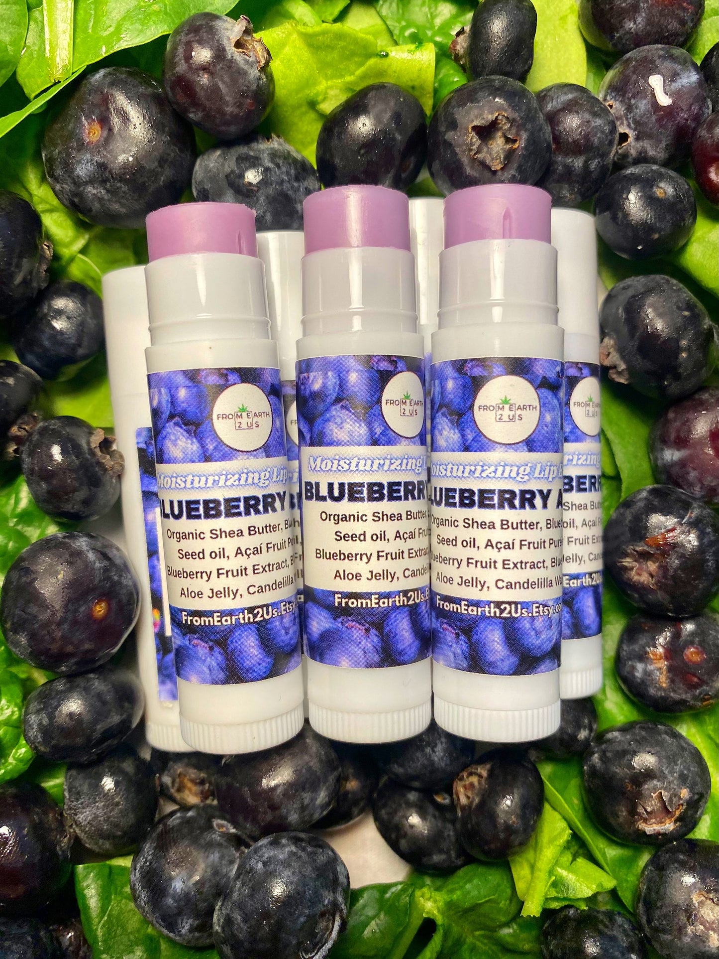 Blueberry Açaí Moisturizing Lip Balm