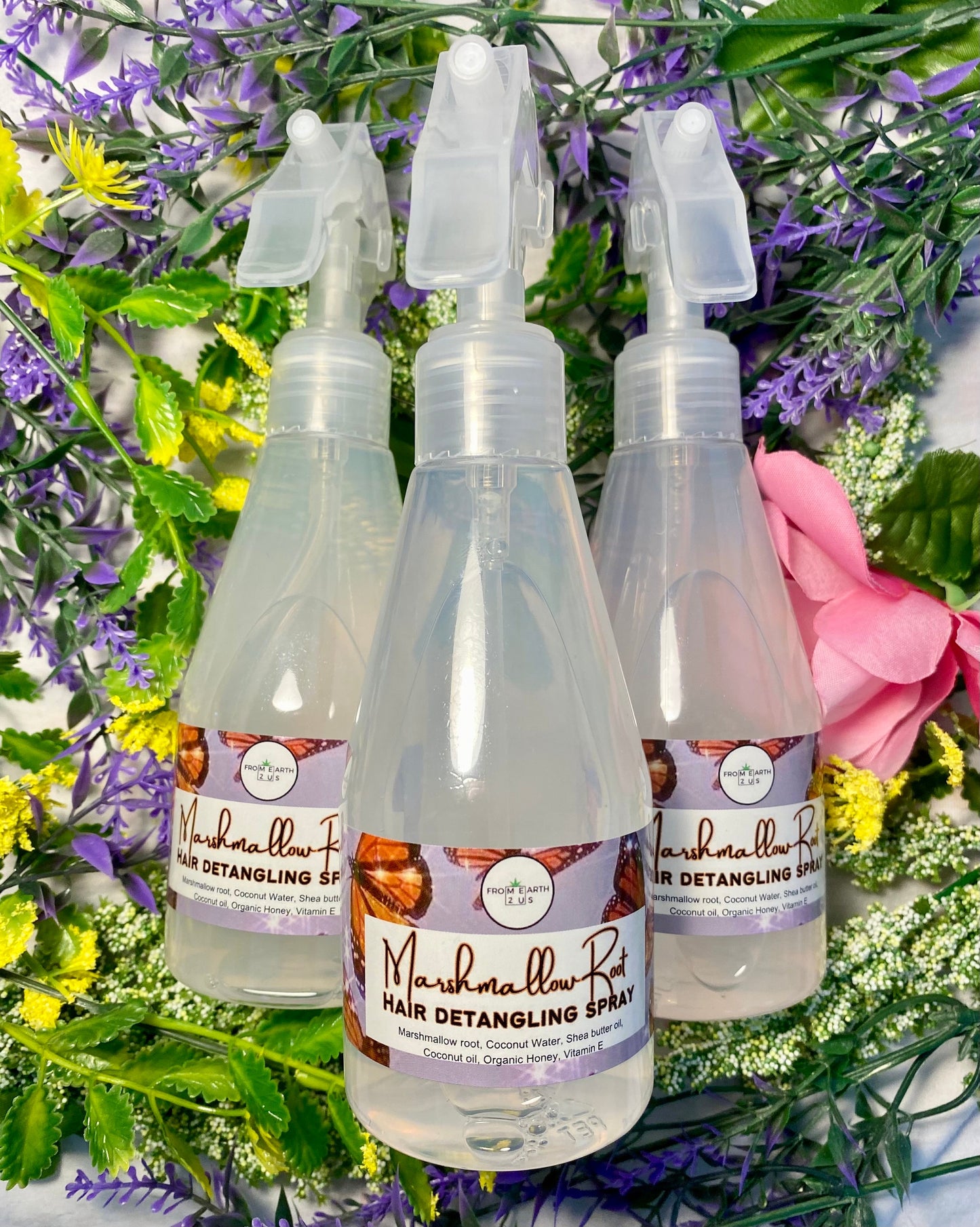 Marshmallow Root Natural Hair Detangling Spray