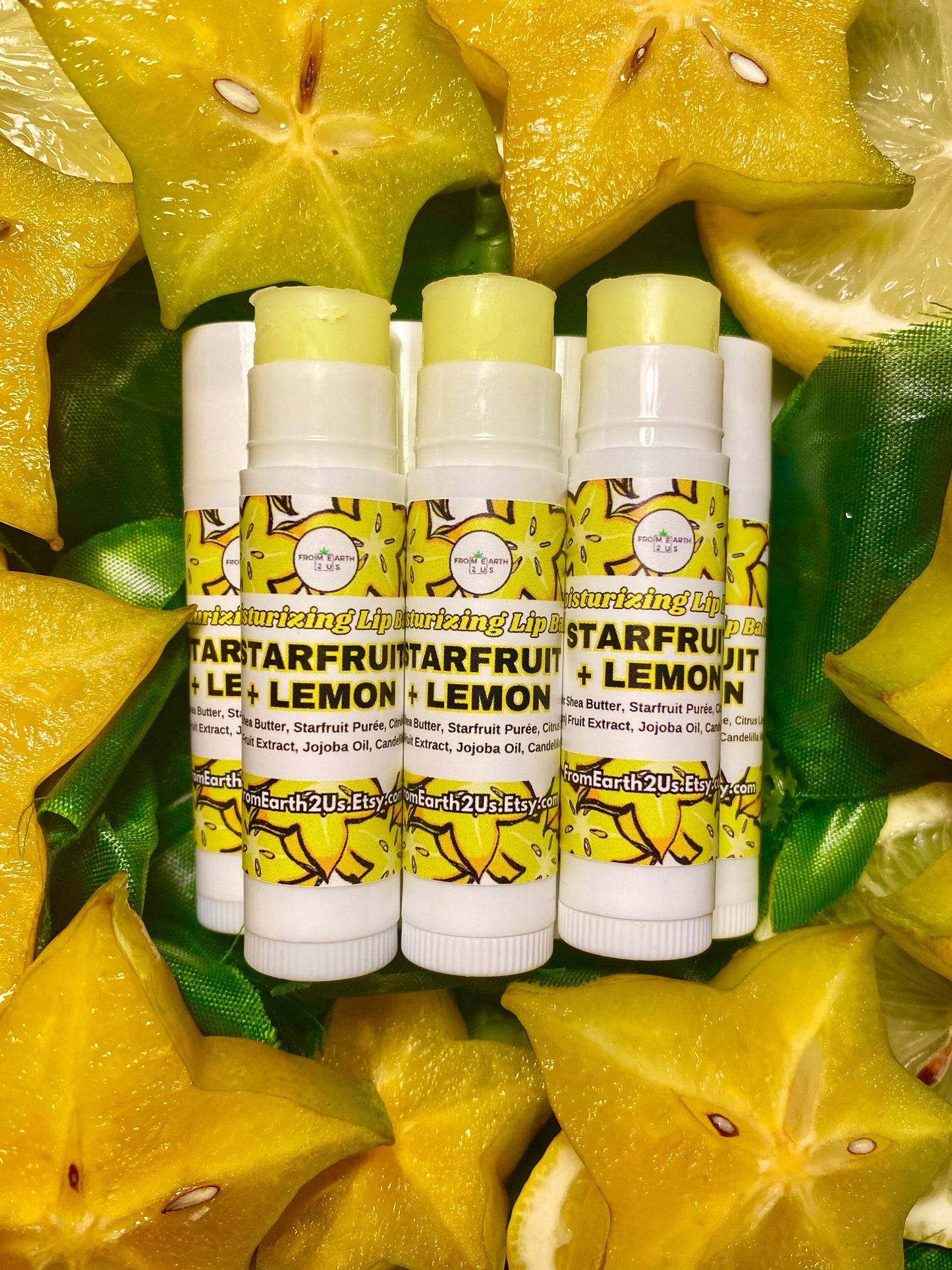 Starfruit & Lemon Moisturizing Lip Balm