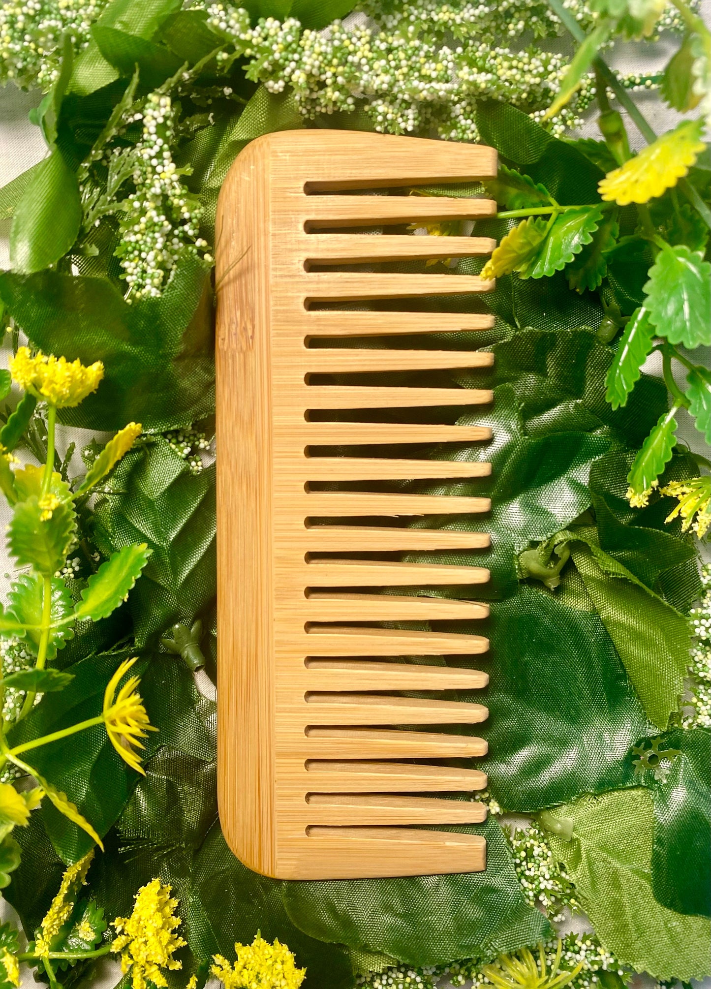 Bamboo Wide Tooth Comb for Healthy Hair