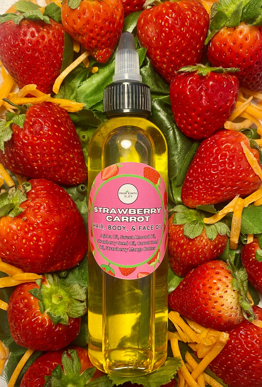 Strawberry Carrot Moisturizing Hair & Skin Oil