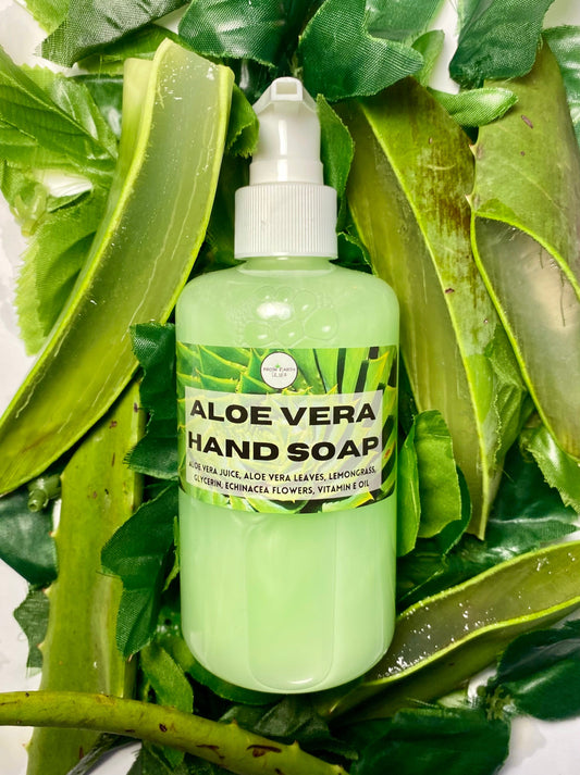 Organic Aloe Vera Natural Vegan Liquid Hand Soap