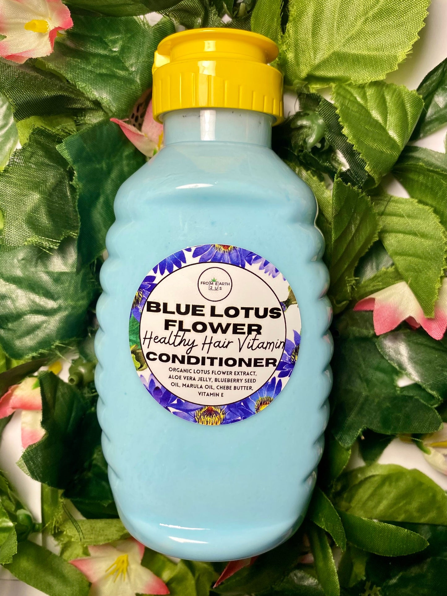 Blue Lotus Flower Natural Vegan Conditioner for Healthy Hair 16 ounces