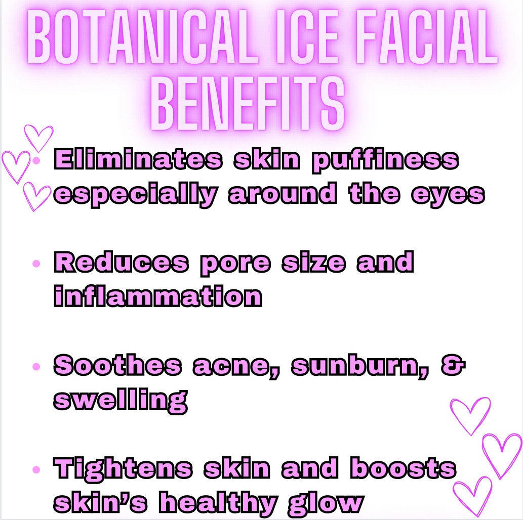 Ice Face Roller With Custom Skincare Bontanical Blend