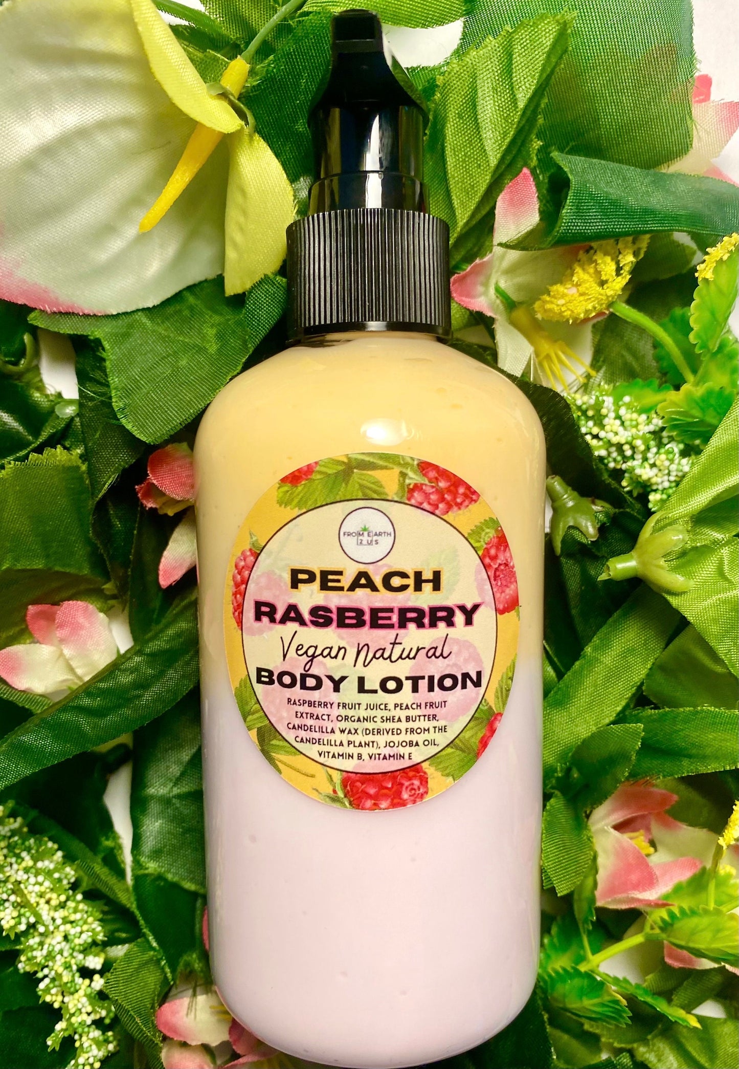 Peach & Raspberry Natural Body Lotion