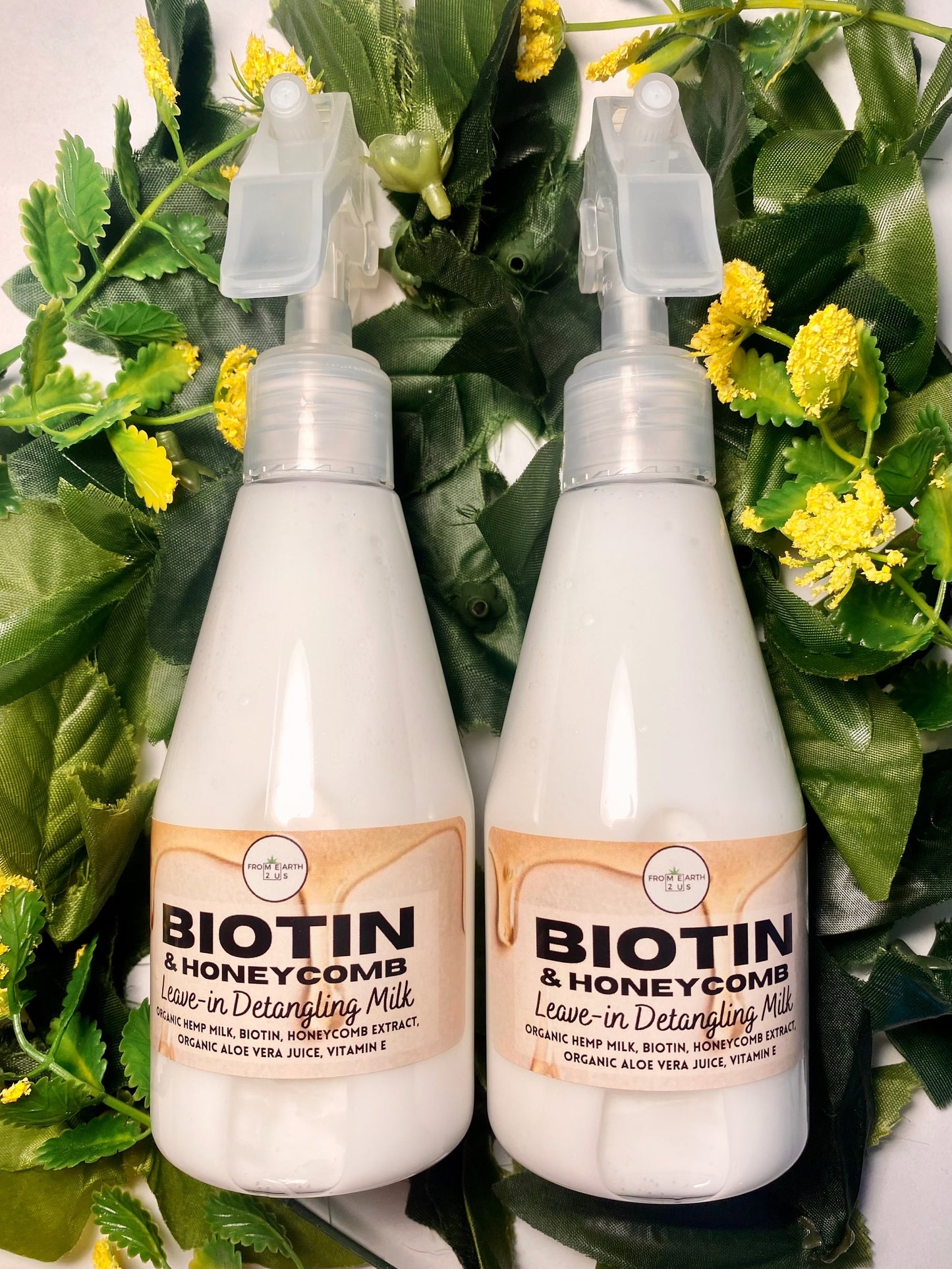 BIOTIN Natural Hair Detangling Spray & Leave-in Conditioner