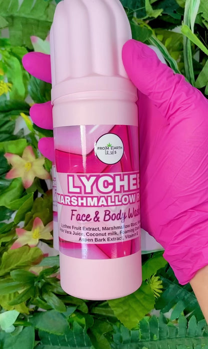 Creamy Whipped Lychee & Marshmallow Root Face + Body Wash