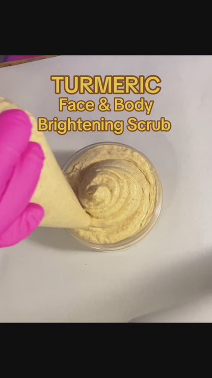 Turmeric & Honey Natural Face + Body Exfoliating Scrub