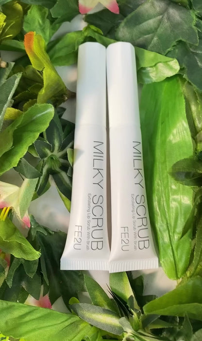 Vanilla Milk Lip Scrub with Exfoliating Brush Tip