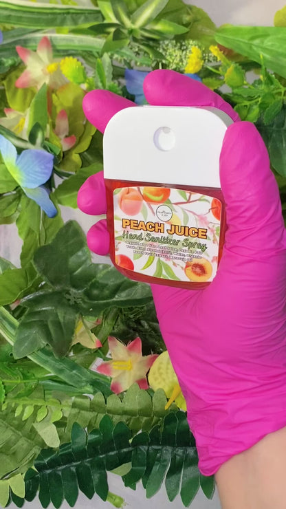 Two Pack - Peach Hand Spray Travel Size (4 ounces total)