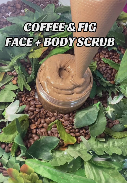 Coffee & Fig Natural Face + Body Exfoliating Scrub
