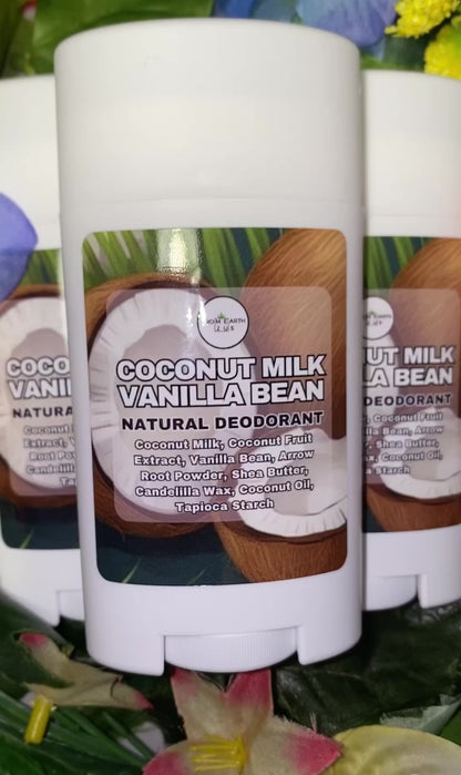 Coconut Milk & Vanilla Bean Natural Deodorant